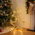 80cm / 140cm Light Up Gold 3pcs Stacked Stars Christmas Indoor/Outdoor Lights with Auto Timer