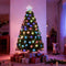 Star Lights Green Christmas Tree Pre-Lit Fibre Optic Ultra-bright Multicolour Flashing Lights