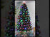 Silver Glitter Christmas Pre-Lit Fibre Optic Tree Twinkle Lights