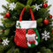 Snowman Christmas Gift Bag – Fabric Hanging Treat Bag & Tree Decor