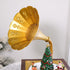 Gramophone Music Box Animated Christmas Village with LED Lights Rotating Santa’s Sleigh