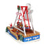 Animated Christmas Amusement Park Buccaneer Boat Musical LED Light-up