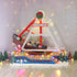 Animated Christmas Amusement Park Buccaneer Boat Musical LED Light-up