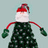Santa Christmas Tree Topper 50cm Adjustable Wire Hat & Arms Bendable Tree Decoration