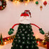 Santa Christmas Tree Topper 50cm Adjustable Wire Hat & Arms Bendable Tree Decoration