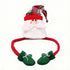 Santa Christmas Tree Topper 50cm Adjustable Wire Hat & Arms Bendable Tree Decoration