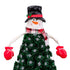 Snowman Christmas Tree Topper 25cm With Adjustable Arms Bendable Tree Decoration