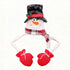Snowman Christmas Tree Topper 25cm With Adjustable Arms Bendable Tree Decoration