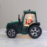 Santa Tractor Musical Christmas Lantern with LED Lights Swirling Confetti