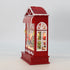 Christmas Musical Water Lantern Santa's Shop with Swirling Confetti LED Lights