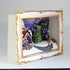 Christmas 3D Frame Animated Winter Village Scene w/ LED lights Music