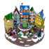 Vibrant Christmas Town Animated Christmas Village Musical LED Lights