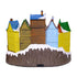 Vibrant Christmas Town Animated Christmas Village Musical LED Lights