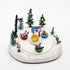 Animated Christmas Village Snow Tubing Hill Rotating with Lights Music