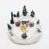 Animated Christmas Village Snow Tubing Hill Rotating with Lights Music