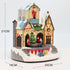 Animated Christmas Village Nutcracker Factory Colorful LED Lights Music
