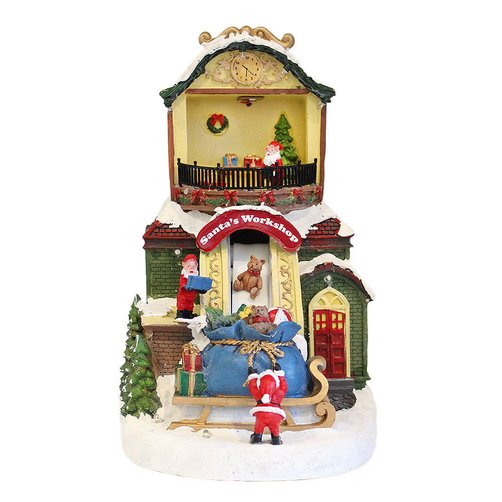 Christmas Village Santa's Workshop 