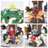 Animated Christmas Amusement Park Tree Carousel LED Lights Music
