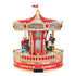 Animated Christmas Village Rotating Carousel Colorful LED Lights Music