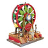 Animated Christmas Village Rotating Ferris Wheel Colorful Lights Musical