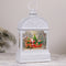 Christmas Musical Water Lantern Vintage White with Swirling Confetti LED Lights