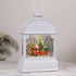 Christmas Musical Water Lantern Vintage White with Swirling Confetti LED Lights