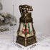 Christmas Musical Water Lantern Rotary Phone with Swirling Confetti LED Lights