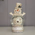 Christmas Musical Water Lantern Snowman Snowglobe with Swirling Confetti LED Light