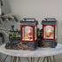 Christmas Musical Water Lantern Santa's Train with Swirling Confetti LED Lights