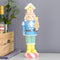 Christmas Blue Nutcracker Resin Figurine –Festival Candy Design WithGingerbread House