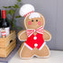 Christmas Gingerbread Boy Door Stopper – Festive Standing Decoration