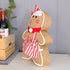 Christmas Gingerbread Girl Door Stopper – Festive Standing Decoration