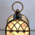 Vintage Musical Light-Up Christmas Water Lantern with Santa Train Scene