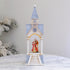 Lighted Church Christmas Lantern with Holy Family Swirling Glitter & Warm LED Lights