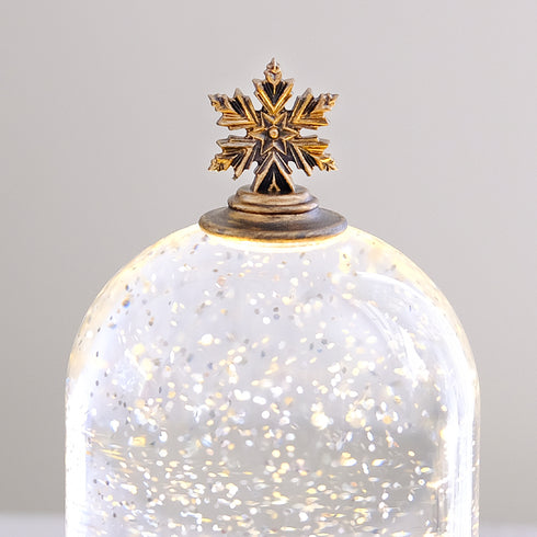 Holy Family Christmas Lantern with Swirling Confetti LED Lights & Music