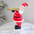 Santa Claus Serving Tray Figurine – Festive Resin Christmas Decor for Snacks & Treats