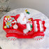Santa Candy Car Figurine – Resin Christmas Decoration, Festive Ornament