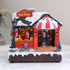 Animated Santa's Christmas Toy Shop w/ Revolving Door, LED Lights & Music