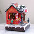 Animated Santa's Christmas Toy Shop w/ Revolving Door, LED Lights & Music
