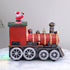 Animated Christmas Train w/ Rotating Santa, LED Lights, Music & Whistle Sound