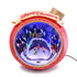 Animated Christmas Bauble with Turning Skaters, LED Lights & Music