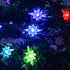 Star Lights Green Christmas Tree Pre-Lit Fibre Optic Ultra-bright Multicolour Flashing Lights