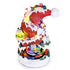 Animated Santa Hat Christmas Music Village with Rotating Train & LED Lights