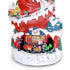 Animated Santa Hat Christmas Music Village with Rotating Train & LED Lights
