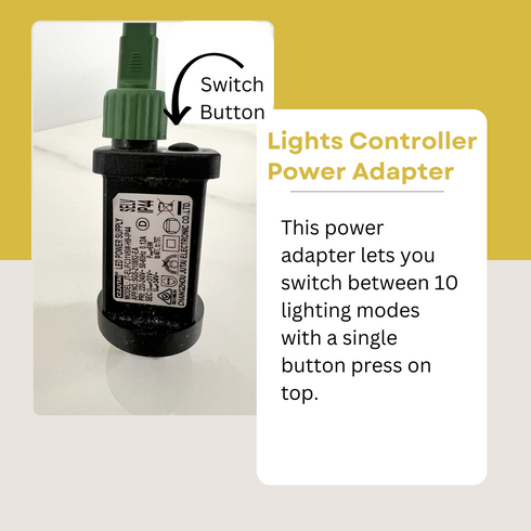 7.2ft 220CM Pre-Lit Adjustable LED Lights Snow Flocked Pine Christmas Tree with 8 Lighting Modes