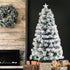 Snowy Christmas Tree Fibre Optic Pre-Lit Ultra-bright Multicolor LED Lights