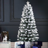 Snowy Christmas Tree Fibre Optic Pre-Lit Ultra-bright Multicolor LED Lights