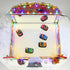 Christmas Village Animated Bumper Cars Moving Musical LED Light Up Decoration