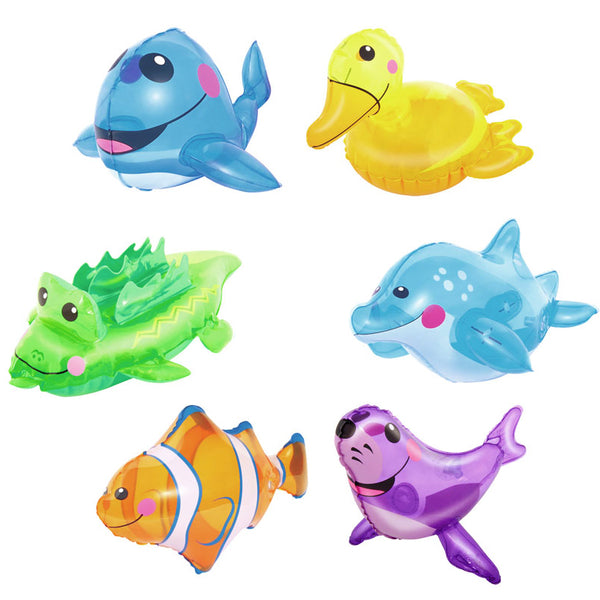 Bestway inflatable baby bath animal toys 6pcs set