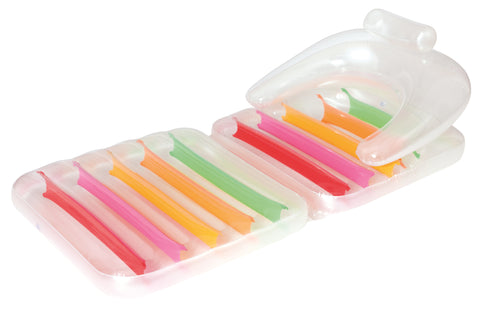 2.01m Bestway Inflatable High Fashion Folding Lounge Chair Pool Beach Float